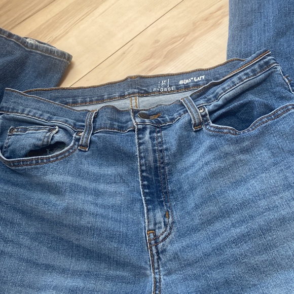 George Boot Cut Jeans. Size 32x34. So Cute. Comfy jeans. Pockets front and Back. - Picture 12 of 12